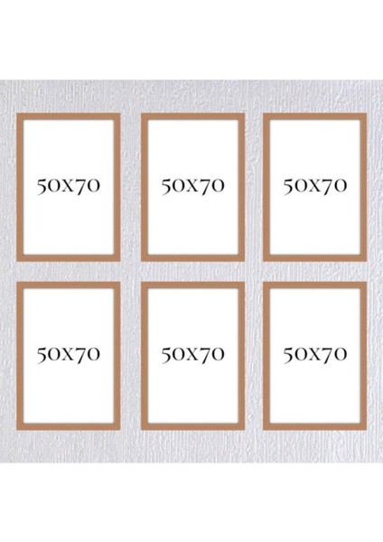 Altılı 50 x 70 Çerçeve ( Postersiz ) - Bos1016