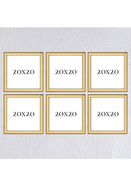 Altılı 20 x 20 Çerçeve ( Postersiz ) - Bos1019