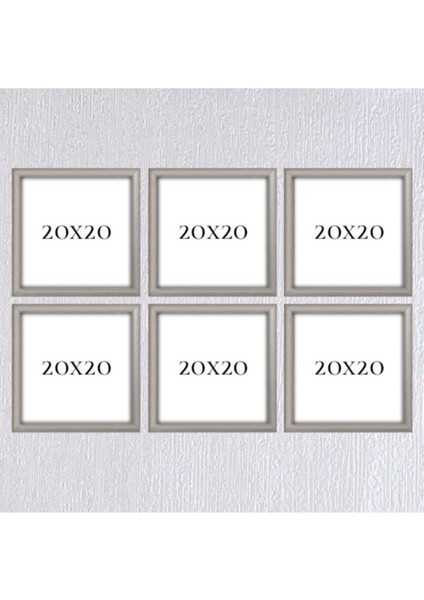 Altılı 20 x 20 Çerçeve ( Postersiz ) - Bos1019 indirimleri