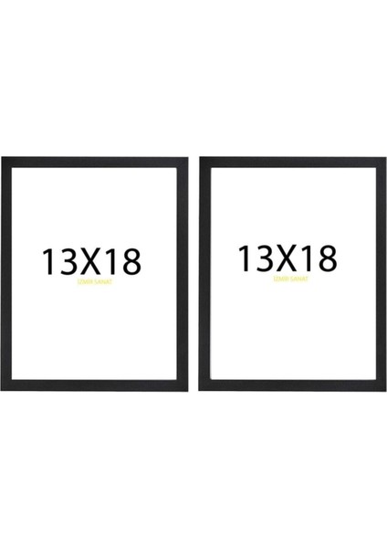 2 Adet 13 x 18 Çerçeve Seti ( Gerçek )