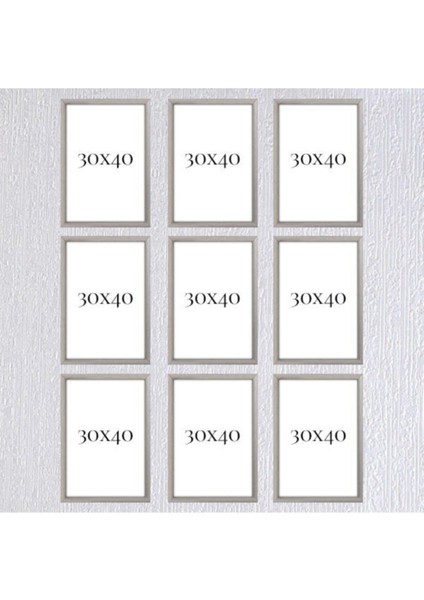 Dokuzlu 30 x 40 Çerçeve ( Postersiz ) - Bos1026 fiyatları