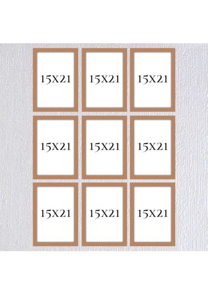 Dokuzlu 15 x 21 Çerçeve ( Postersiz ) - Bos1017 indirimleri