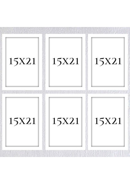 Altılı 15 x 21 Çerçeve ( Postersiz ) - Bos1011