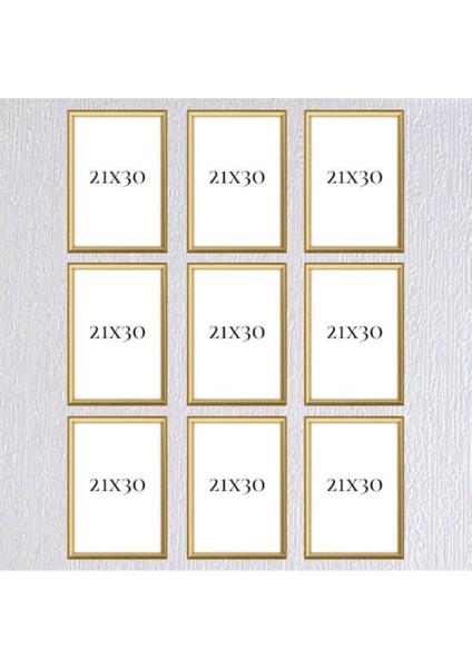 Dokuzlu 21 x 30 Çerçeve ( Postersiz ) - Bos1024 fırsatları