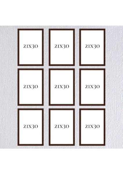 Dokuzlu 21 x 30 Çerçeve ( Postersiz ) - Bos1024 indirimleri