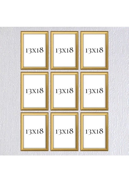 Dokuzlu 13 x 18 Çerçeve ( Postersiz ) - Bos1018 fırsatları