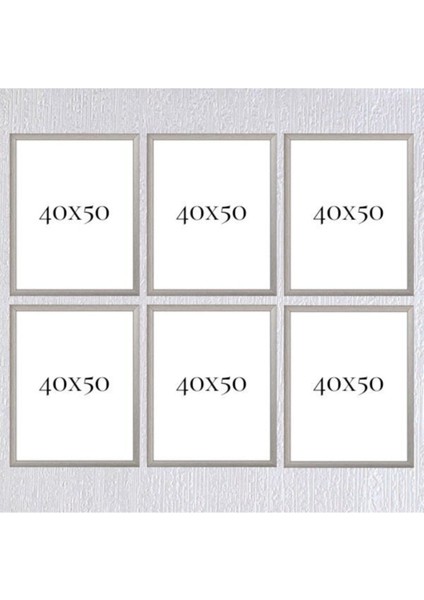 Altılı 40 x 50 Çerçeve ( Postersiz ) - Bos1015