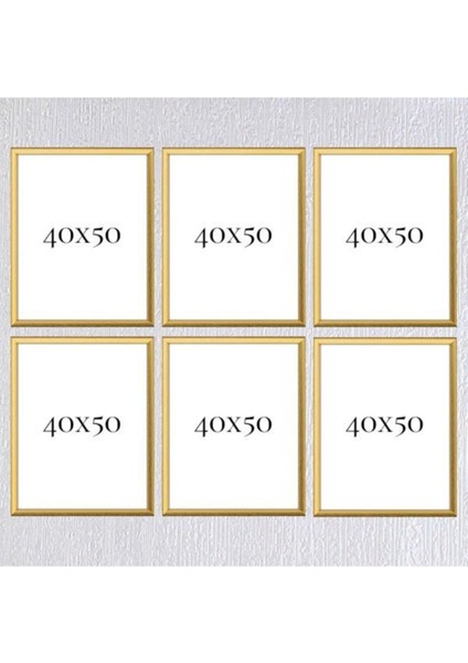 Altılı 40 x 50 Çerçeve ( Postersiz ) - Bos1015