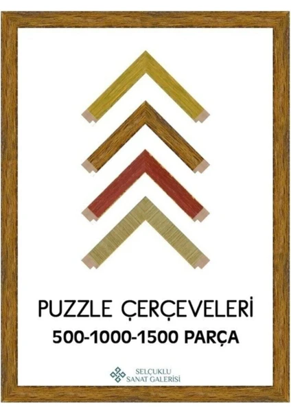 Puzzle Çerçevesi Eskitme 30 Mm 48 x 68 1000'Luk Kahverengi