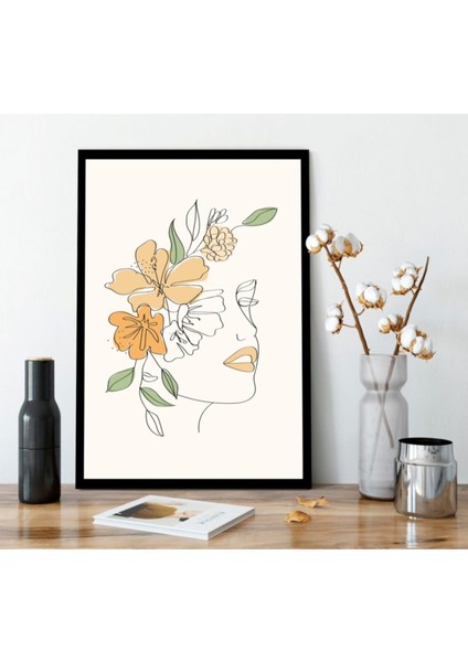 Siyah Çerçeveli Dekoratif Tablo 50x70