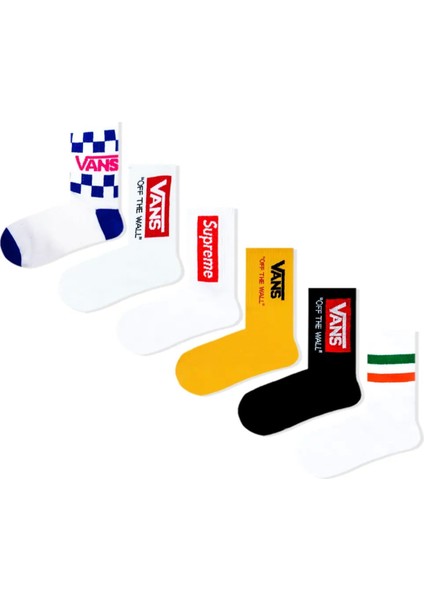 6'lı Vanss Atletik Çorap Set