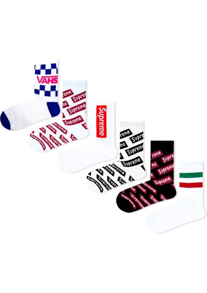 6'lı Suppreme Atletik Çorap Set