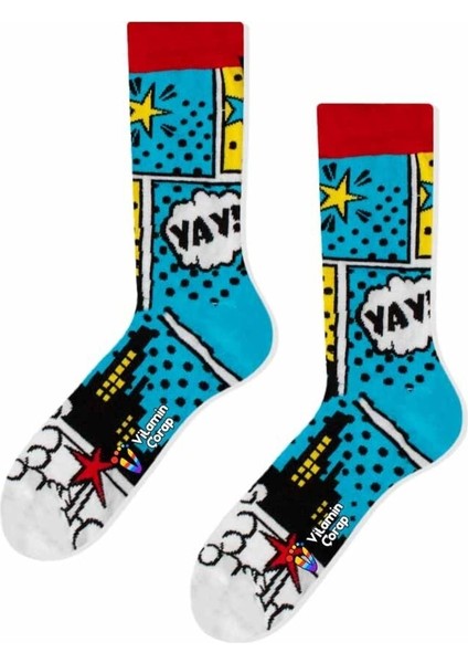 Bang Stars Renkli Çorap