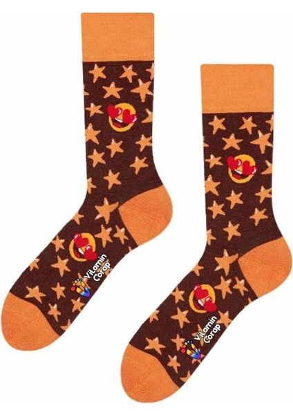Aşık Emoji Renkli Çorap