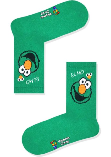 Elmo Yeşil Atletik Çorap