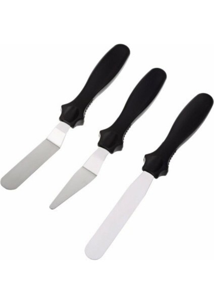 Metal 3’lü Pasta Sıvama Bıçağı -Spatula Seti fiyatları