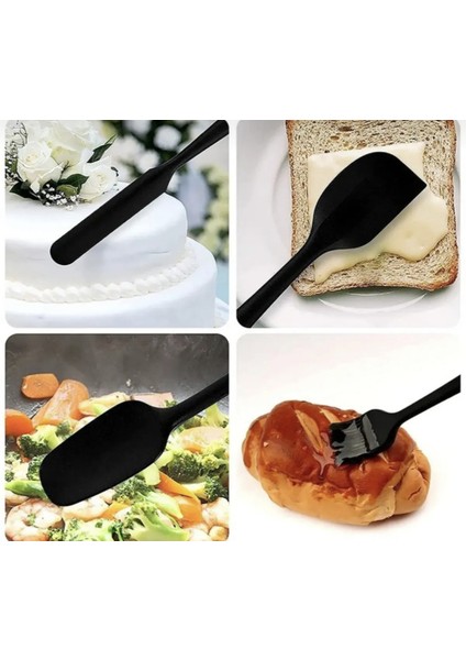6 Adet Isıya Dayanıklı Yanmaz Yapışmaz Silikon Spatula Seti | 6'lı Silikon Spatula Seti modelleri