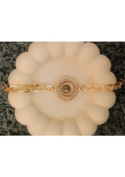 Çeyrekli Bileklik ,altın Çeyrekli Bileklik , Çeyrek Takılan Bileklik , Altın Kaplama Bileklik ,çelik Bileklik Zirkon Taşlı Bileklik fiyatları