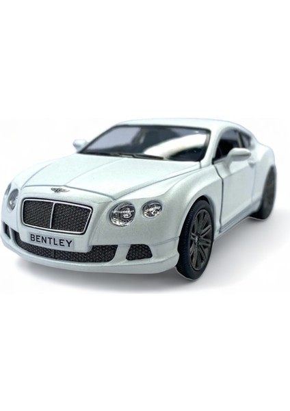 Bentley Continental Gt Speed Model Araba 1,36 Ölçek Lisanslı Çek Bırak Araba Kapı Aç Kapa Beyaz