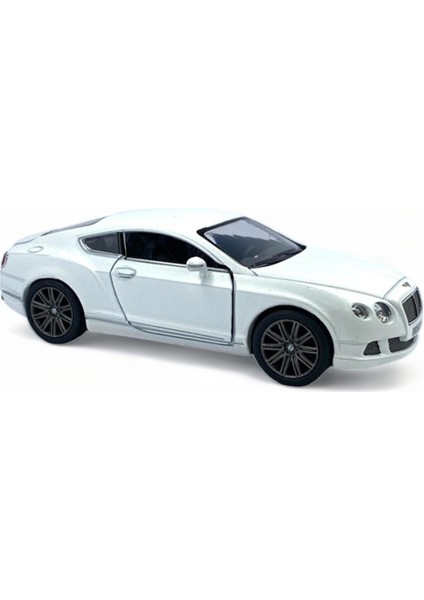 Bentley Continental Gt Speed Model Araba 1,36 Ölçek Lisanslı Çek Bırak Araba Kapı Aç Kapa Beyaz