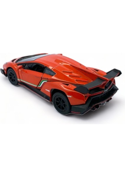 Lamborghini Veneno Model Araba 1,36 Ölçek Lisanslı Çek Bırak Araba Lamborghini Veneno Turuncu indirimleri