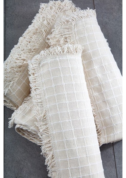 Pamuklu Buldan Işi Çekyat Örtüsü (180*200 cm )