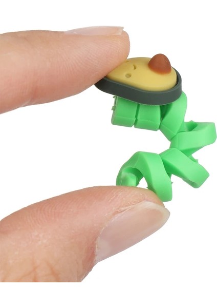04 Sevimli USB Şarj Kablosu Bite Koruma Karikatür Hayvan Şarj Kablosu Tel Organizatör Kulaklık Hattı Kapak Koruma Kılıfı Akıllı Telefon (Yurt Dışından)