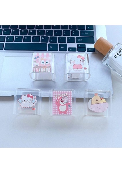 T05 USB Kablosu Koruyucu Veri Hattı Isırığı Hızlı Şarj Durumda iphone 18/20 W Kafa Sarıcı Kafa Kablo Kılıfı Sevimli Karikatür Ins Çapa (Yurt Dışından)