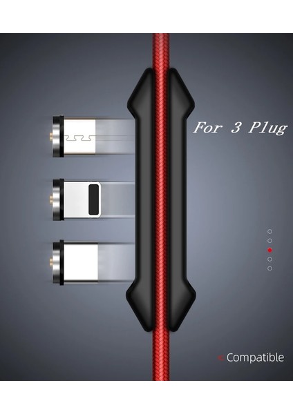 C Tipi Fiş Mikro USB C C Tipi 8 Pin Depolama Manyetik Kablo Fiş Kutusu Telefon Mikro USB C Tipi Mıknatıs Şarj Kablosu Şarj Adaptörü Kabı (Yurt Dışından)