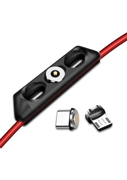 C Tipi Fiş Mikro USB C C Tipi 8 Pin Depolama Manyetik Kablo Fiş Kutusu Telefon Mikro USB C Tipi Mıknatıs Şarj Kablosu Şarj Adaptörü Kabı (Yurt Dışından)