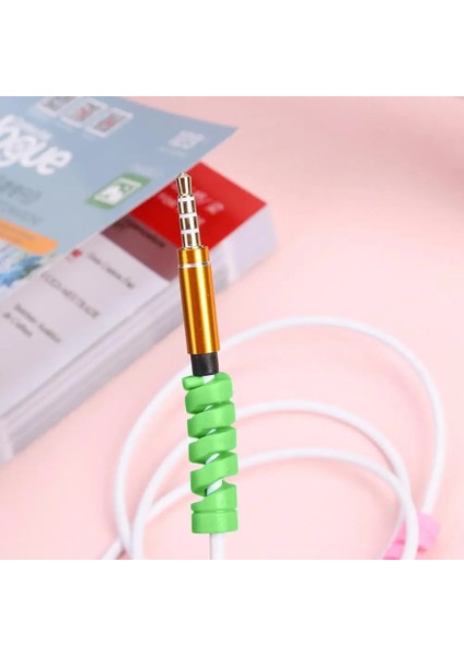 iPhone Android Için Sarı Koruyucu Koruyucu Kapak USB Şarj Kablosu Koruyucu Kılıf Takma ve Çıkarma Kullanışlı Basit (Yurt Dışından)
