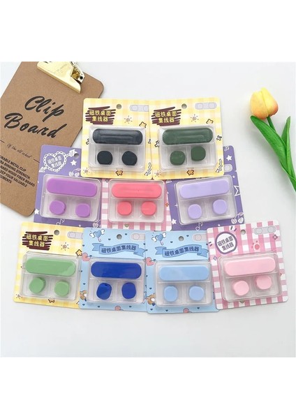 Stil 7 Masaüstü Manyetik Emme Kablosu Sarıcı Tutucu Yönetimi USB Kablosu Sarıcı Düzenli Silikon Klipler Klavye Kulaklık Koruyucu (Yurt Dışından) modelleri