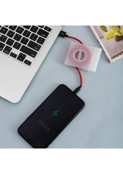 Beyaz Tutucu ile Taşınabilir Veri Kablosu Saklama Kutusu Çok Fonksiyonlu Kablo Konteyner Kare Tel Sarıcı Kutusu USB Şarj Tutucu Tel Yönetim Kutusu (Yurt Dışından)