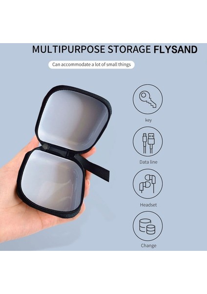 Tip 2 Stonego Kulaklık Tutucu Kılıf Depolama Sert Taşıma Çantası Kutusu Kasa Kulaklık Kulaklık Aksesuarları Kulakiçi Hafıza Kartı USB Kablosu (Yurt Dışından)