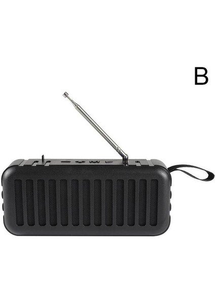 B Taşınabilir Bluetooth Hoparlör Radyo Fm Am Güneş Enerjili Acil Durum Radyo LED El Feneri Dış Mekan Kablosuz Hoparlör USB Şarj (Yurt Dışından)