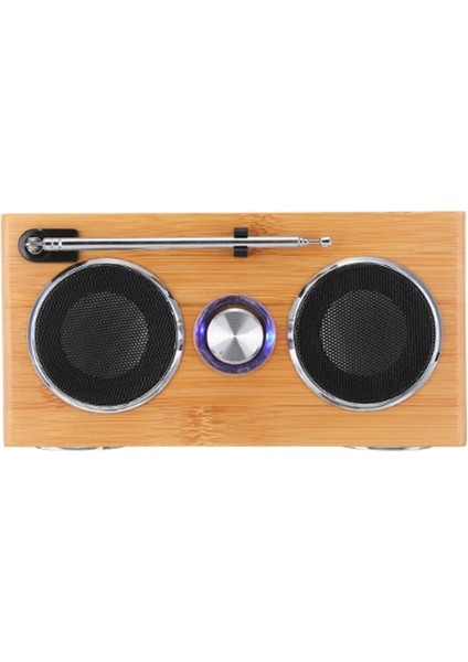 Ahşap Retro Vintage Radyo Süper Bas Fm Radyo Bambu Multimedya Hoparlör Klasik Alıcı USB Mp3 Çalar Uzaktan Kumanda (Yurt Dışından) fırsatları