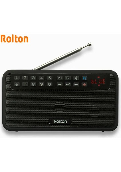 Mor Rolton E500 Taşınabilir Stereo Bluetooth Hoparlörler Fm Radyo Bas Çift Parça Hoparlör Tf Kart USB Müzik Çalar Sütun Desteği Kayıt (Yurt Dışından)