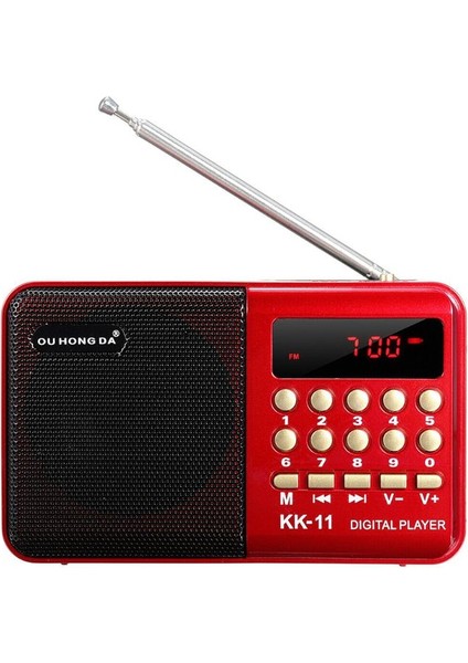 Bir Mola Mini Taşınabilir El K11 Radyo Çok Fonksiyonlu Dijital Fm USB Tf Mp3 Çalar Hoparlör Cihazları Malzemeleri (Yurt Dışından) fiyatları