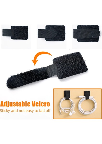 Küçük 1 Adet Kendinden Yapışkanlı Şarj Veri Kablosu Sarıcı Kablolu Kulaklık Hattı Naylon Organizatör Kablo Bağları Bilgisayar Kablosu Için Düzenli Yönetim (Yurt Dışından) indirimleri