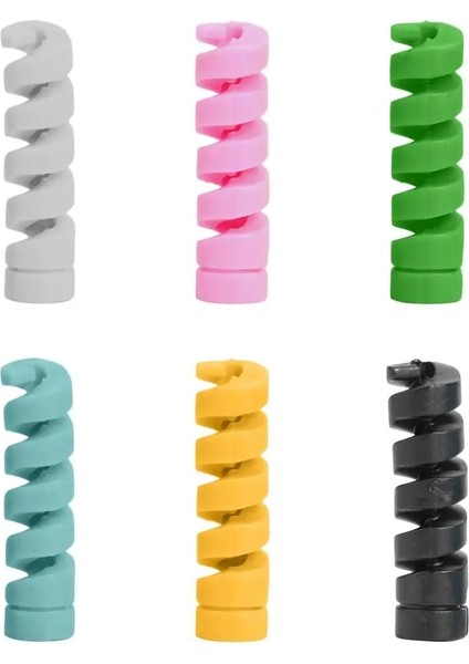 Sarı Koruyucu Koruyucu Kapak iPhone Android Için Mükemmel ve Dayanıklı Silikon Süreci USB Şarj Kablosu Koruyucu Kılıf (Yurt Dışından)