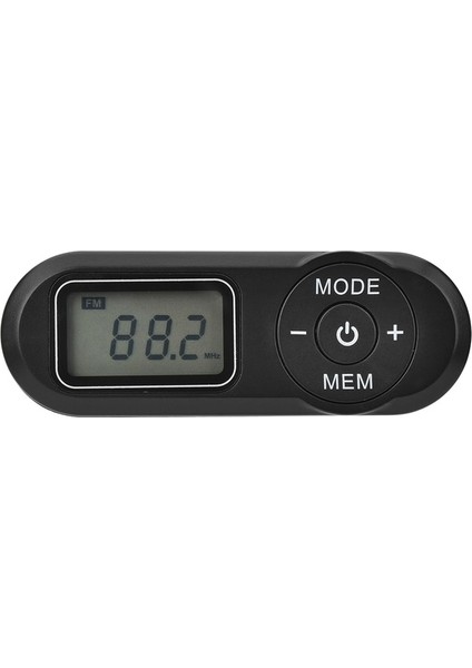 Siyah Taşınabilir Cep Mini Radyo LCD Dijital Ekran Retro Şarj Edilebilir Fm Çalar Alıcı Açık Seyahat Kamp Yürüyüş Yürüyüş Için (Yurt Dışından)
