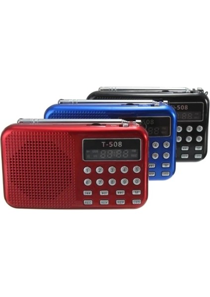Mavi T-508 Müzik Çalar Taşınabilir Fm Radyo Cep Boyutunda Geri Çekilebilir Anten Dahili 3 W Hoparlör Yaşlı Çocuklar Için Hediye (Yurt Dışından) fiyatları