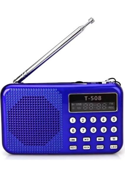 Kırmızı T-508 Müzik Çalar Geri Çekilebilir Anten Tasarımlı Taşınabilir Fm Radyo Cep Boyutu (Yurt Dışından) fiyatları