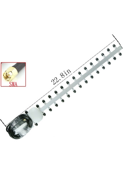 1 Adet 4g 28DBI Anten Sma Erkek Wıfı Sinyal Güçlendirici Amplifikatör Lte 4g Açık Yönlü Güçlendirici Yagi Anten Modem RG58 1.5 M (Yurt Dışından) fırsatları