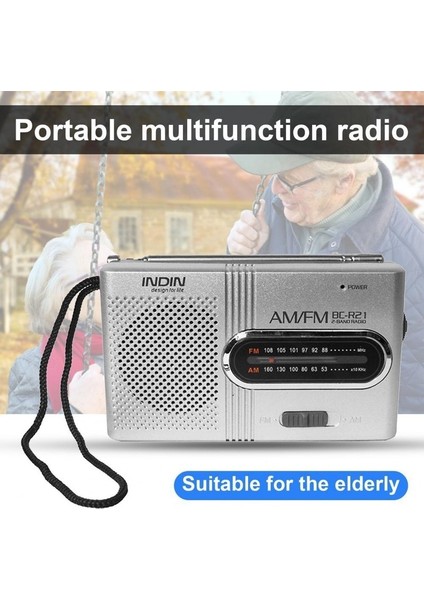 Gümüş Gri R21 Taşınabilir Mini Radyo El Dual Band Am Fm Müzik Çalar Hoparlör Teleskopik Anten Açık Radyo Stereo (Yurt Dışından) modelleri