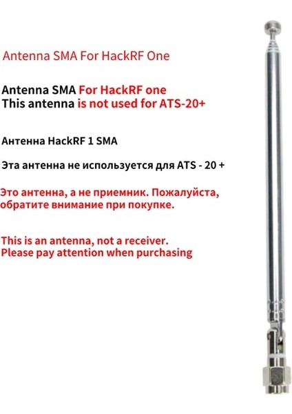 Yalnızca Hackr Anteni Wishcolor Ats-20+ Plus ATS20 V2 SI4732 Radyo Alıcısı Dsp Sdr Alıcısı Fm Am (Mw ve Sw) ve Ssb (Lsb ve Usb) (Yurt Dışından)