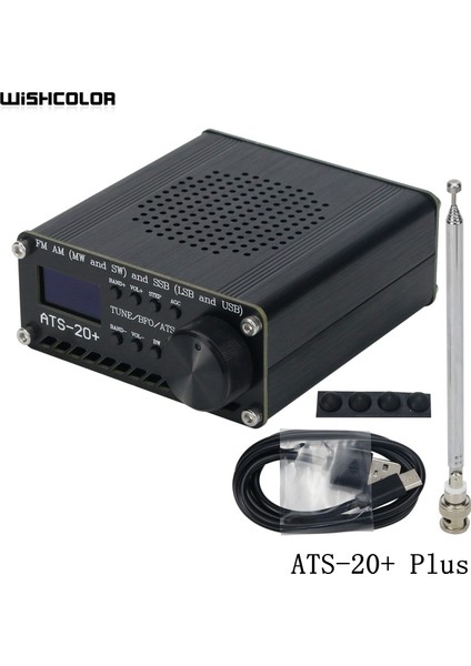 Yalnızca Hackr Anteni Wishcolor Ats-20+ Plus ATS20 V2 SI4732 Radyo Alıcısı Dsp Sdr Alıcısı Fm Am (Mw ve Sw) ve Ssb (Lsb ve Usb) (Yurt Dışından)