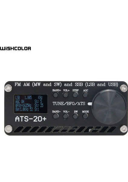 Yalnızca Hackr Anteni Wishcolor Ats-20+ Plus ATS20 V2 SI4732 Radyo Alıcısı Dsp Sdr Alıcısı Fm Am (Mw ve Sw) ve Ssb (Lsb ve Usb) (Yurt Dışından)