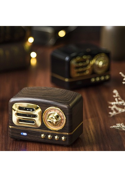 Pembe Fm Video Retro Bluetooth Hoparlör Radyo Taşınabilir Mini Yaratıcı Hediye Ahşap Tahıl Subwoofer Tak Kart Cep Telefonu Mini Ses (Yurt Dışından) fırsatları