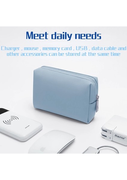 B Organizatör Kılıfı Yeniden Kullanılabilir Güç Bankası USB Saklama Çantası Su Geçirmez Çizilmeye Dayanıklı Veri Kablosu Şarj Cihazı Kulaklık Akıllı Telefon Kılıfı (Yurt Dışından) fiyatları